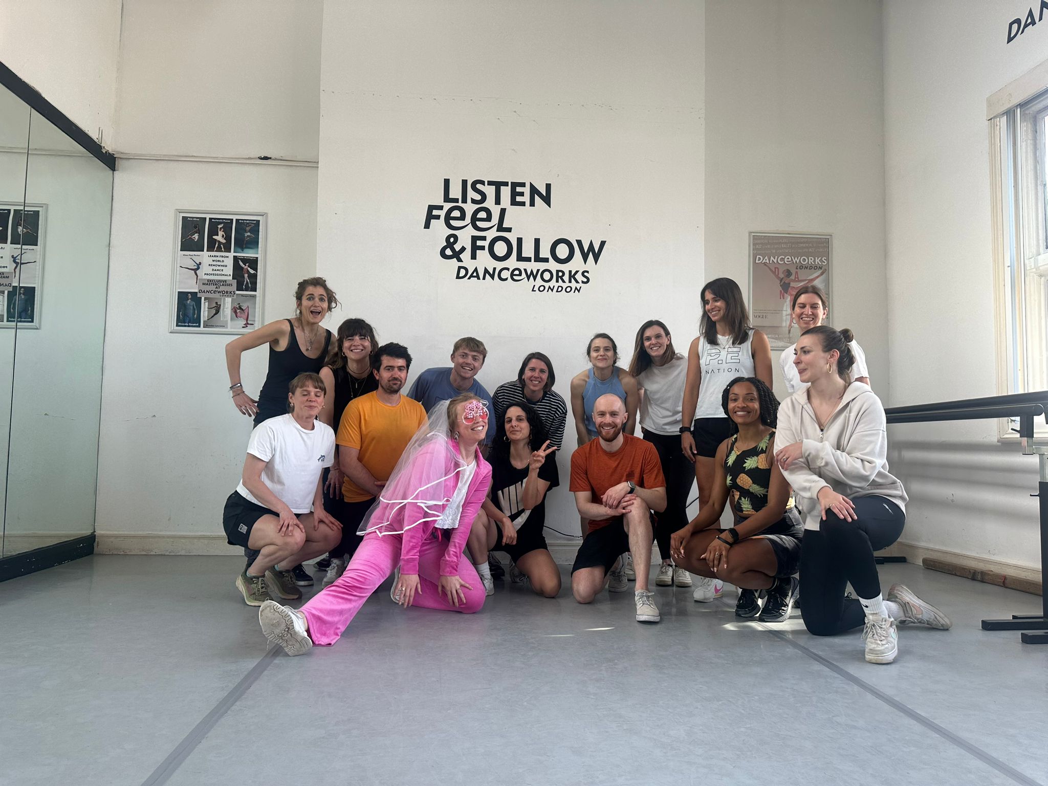 2000s Hen Party Dance Class in London
