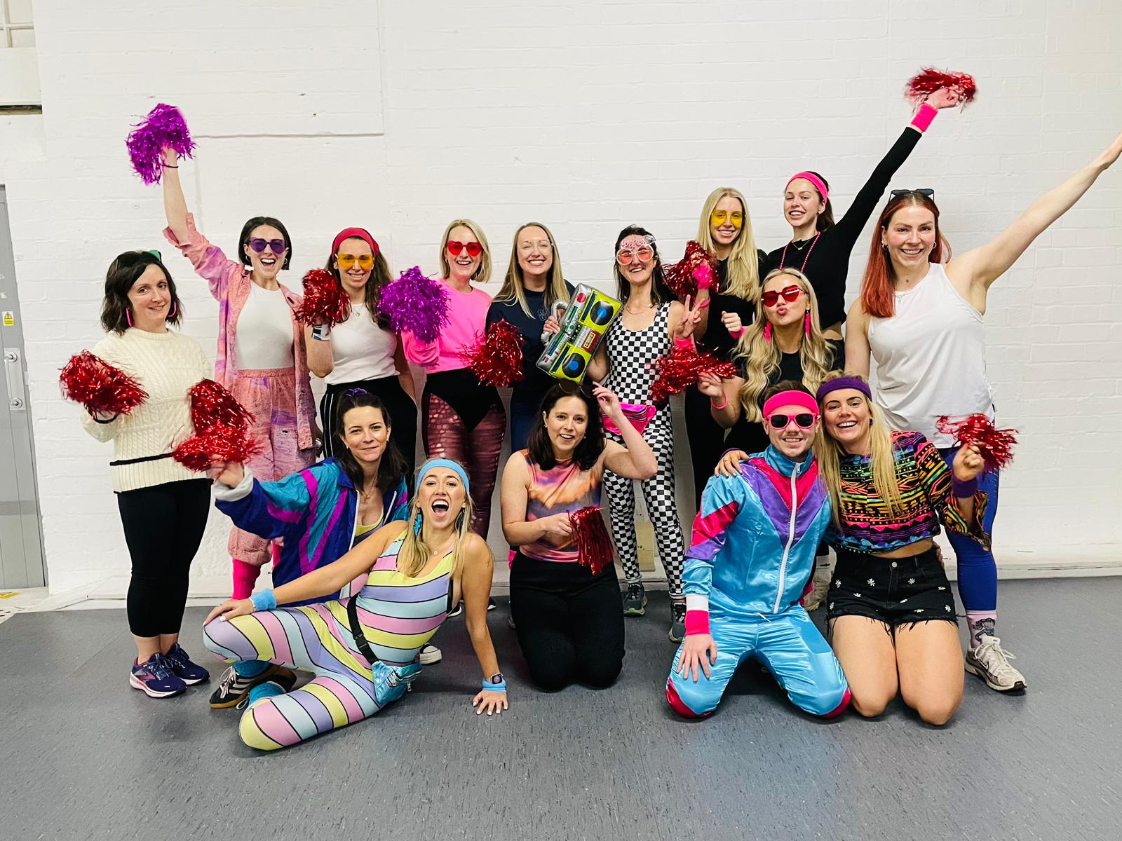 90s hen party dance class